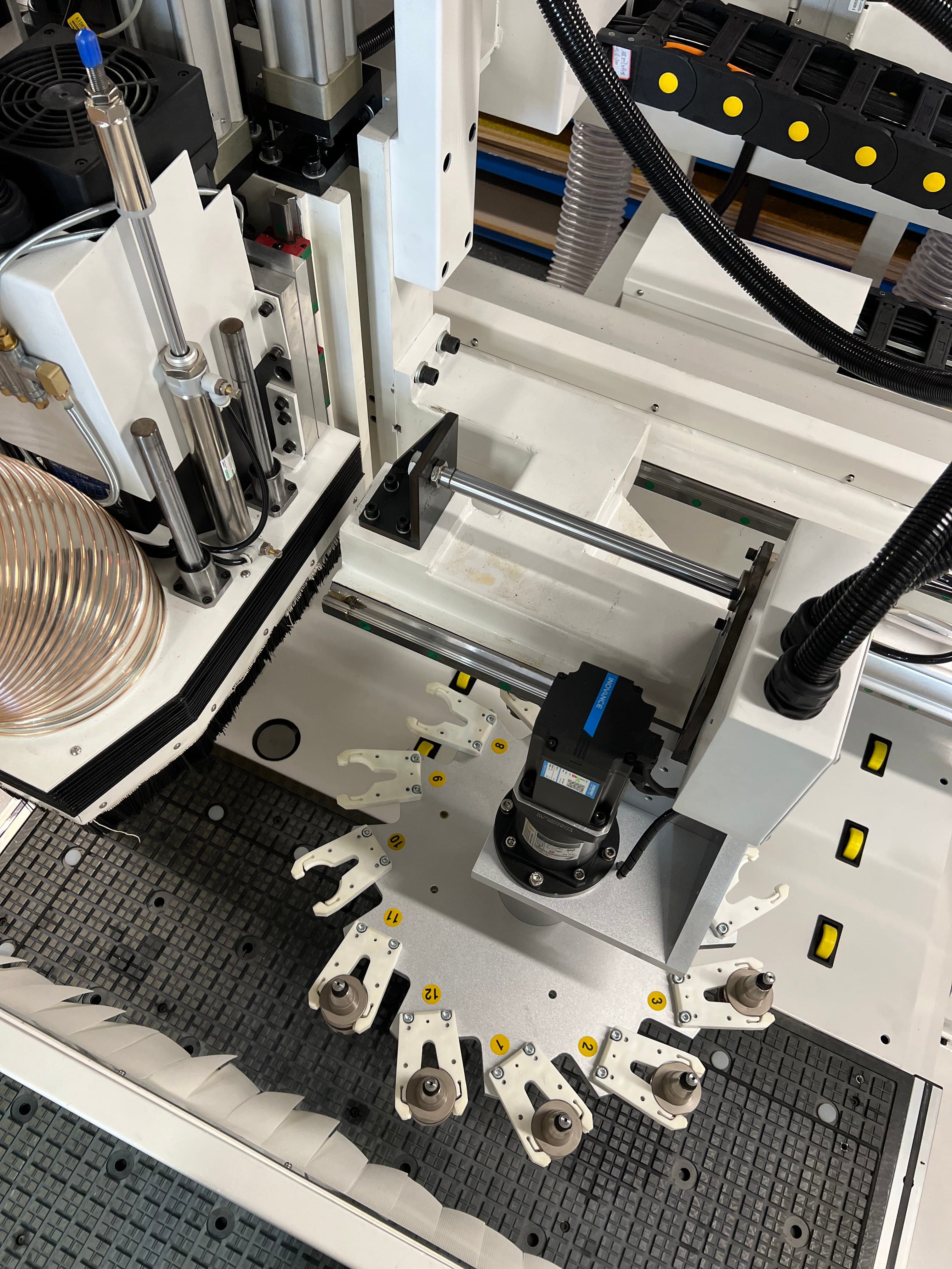 ToughCut 1300mm x 3100mm CNC Router with Auto Tool Change Spindle with 12 Tool Rotary Carousel + Vacuum Table (with 9.5KW Pump) ZIRCON TCVA30-1331 *2025 Edition*