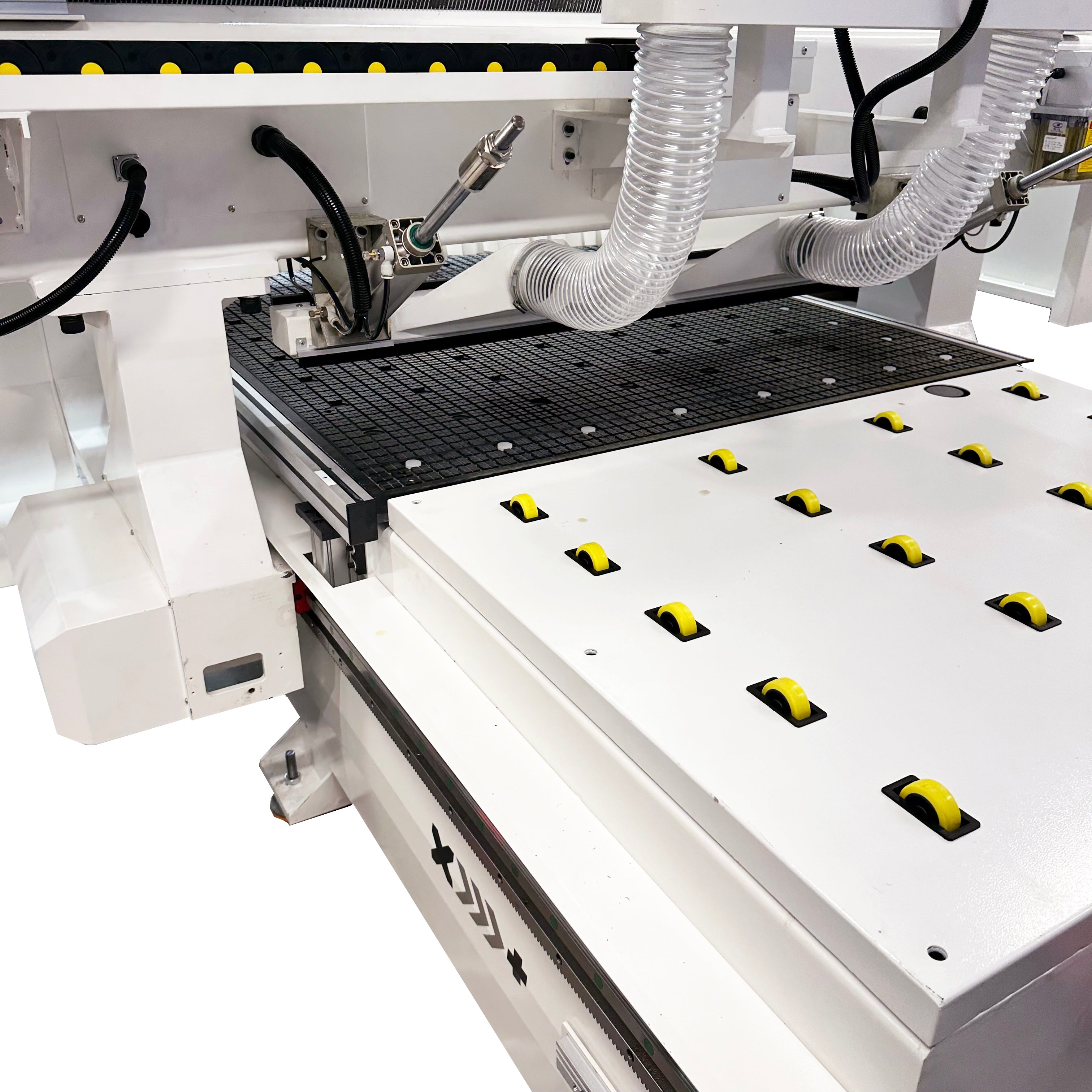 ToughCut 1300mm x 2500mm CNC Router with Auto Tool Change Spindle with 12 Tool Rotary Carousel + Vacuum Table (with 9.5KW Pump) ZIRCON TCVA30-1325