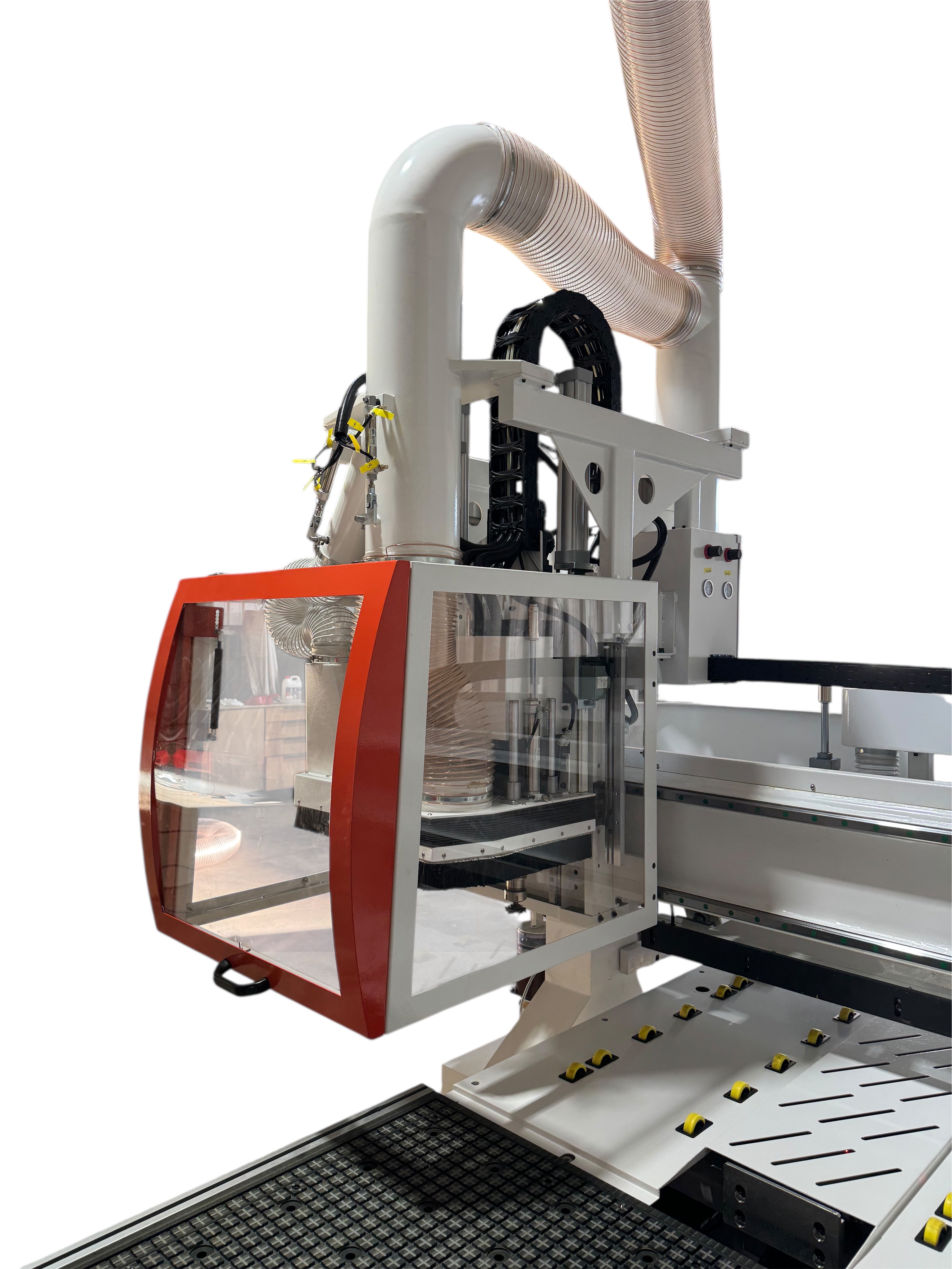 ToughCut 1300mm x 3100mm CNC Router with Auto Tool Change Spindle with 12 Tool Rotary Carousel + Vacuum Table (with 9.5KW Pump) ZIRCON TCVA30-1331 *2025 Edition*