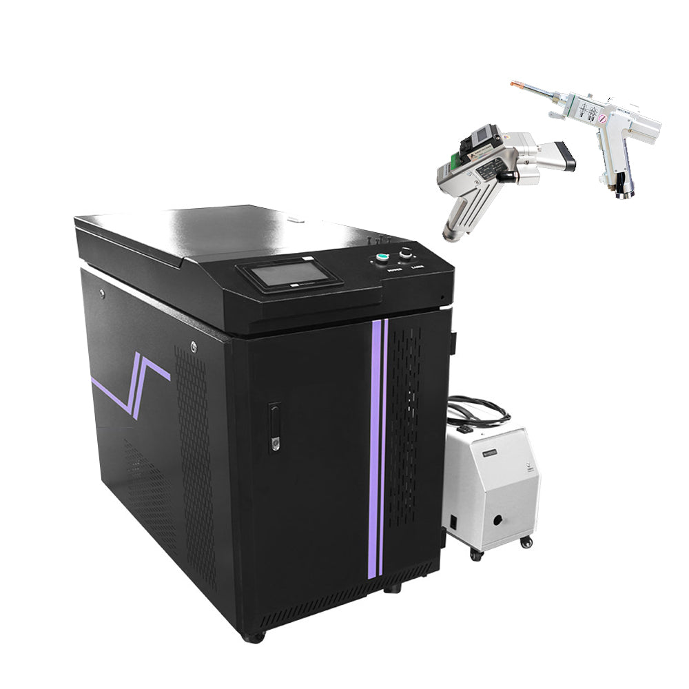 ToughCut Hand Held Fiber Pulsed 3 in 1 Combination Laser Cleaning, Laser Welding & Laser Cutting Machine TCCWC-1500W