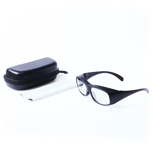 ToughCut Clear CO2 Laser Safety Glasses with Black Frame *Restocking Soon - Expected Q1, 2026*