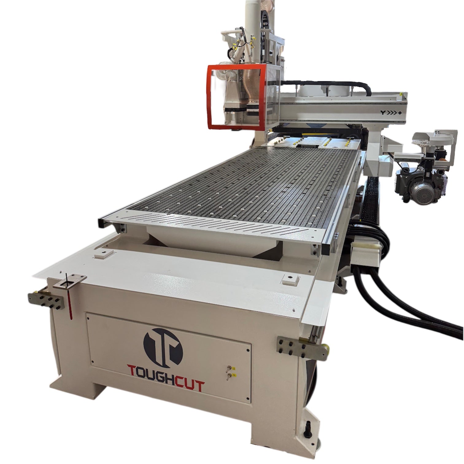 ToughCut 1300mm x 3100mm CNC Router with Auto Tool Change Spindle with 12 Tool Rotary Carousel + Vacuum Table (with 9.5KW Pump) ZIRCON TCVA30-1331 *2025 Edition*