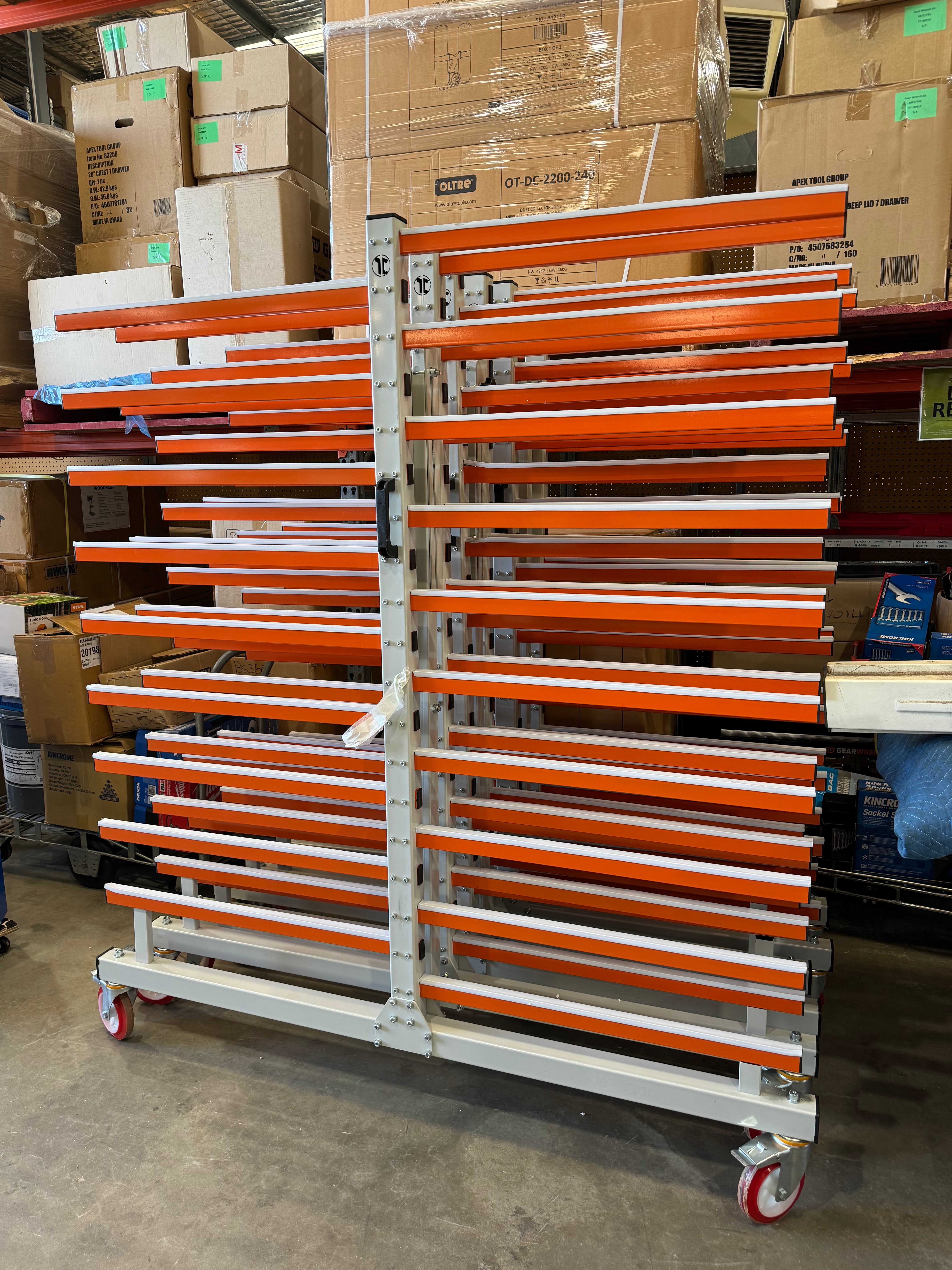 ToughCut Mobile Extendable Industrial Drying Racks