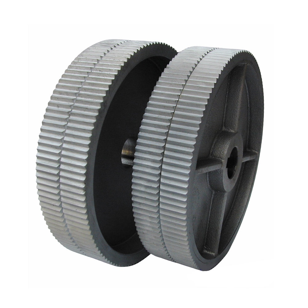 ToughCut 175mm Dia. x 40mm Serrated Replacement Roller Set (2Pce) suit Bandsaw Re-Saw Power Feed RS18-TC