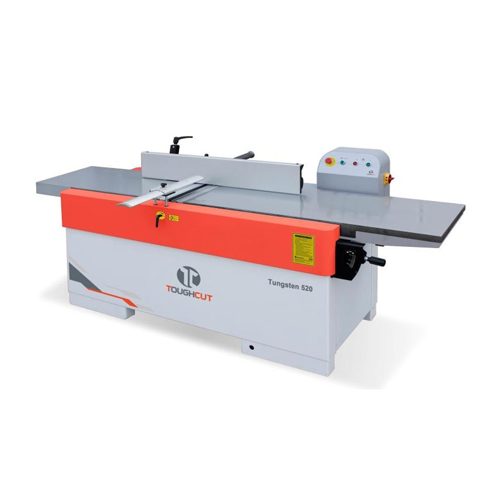 ToughCut 520mm (21") Planer (Jointer) with Spiral Head Cutter Block 7.5HP 415V Tungsten 520 *Special Order - Pre-Order (90-120 Day Lead Time)*
