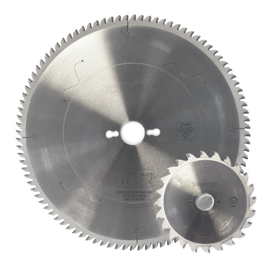 ToughCut Panel Saw Blade Set | 300mm x 96T Diamond Tipped Blade TC.300.96.30 + 120mm x 24T Split Scribe Blade TC.120.24.20