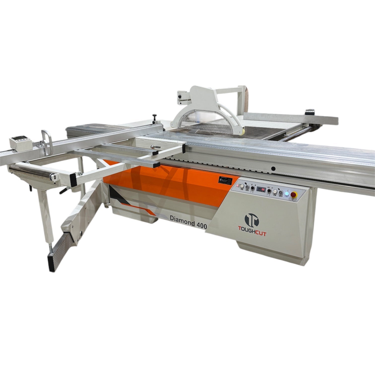 400mm (16") 3PH 7.5HP 3.8m Sliding Table Automatic Rise / Fall & Tilt Panel Saw Diamond 400 by Toughcut