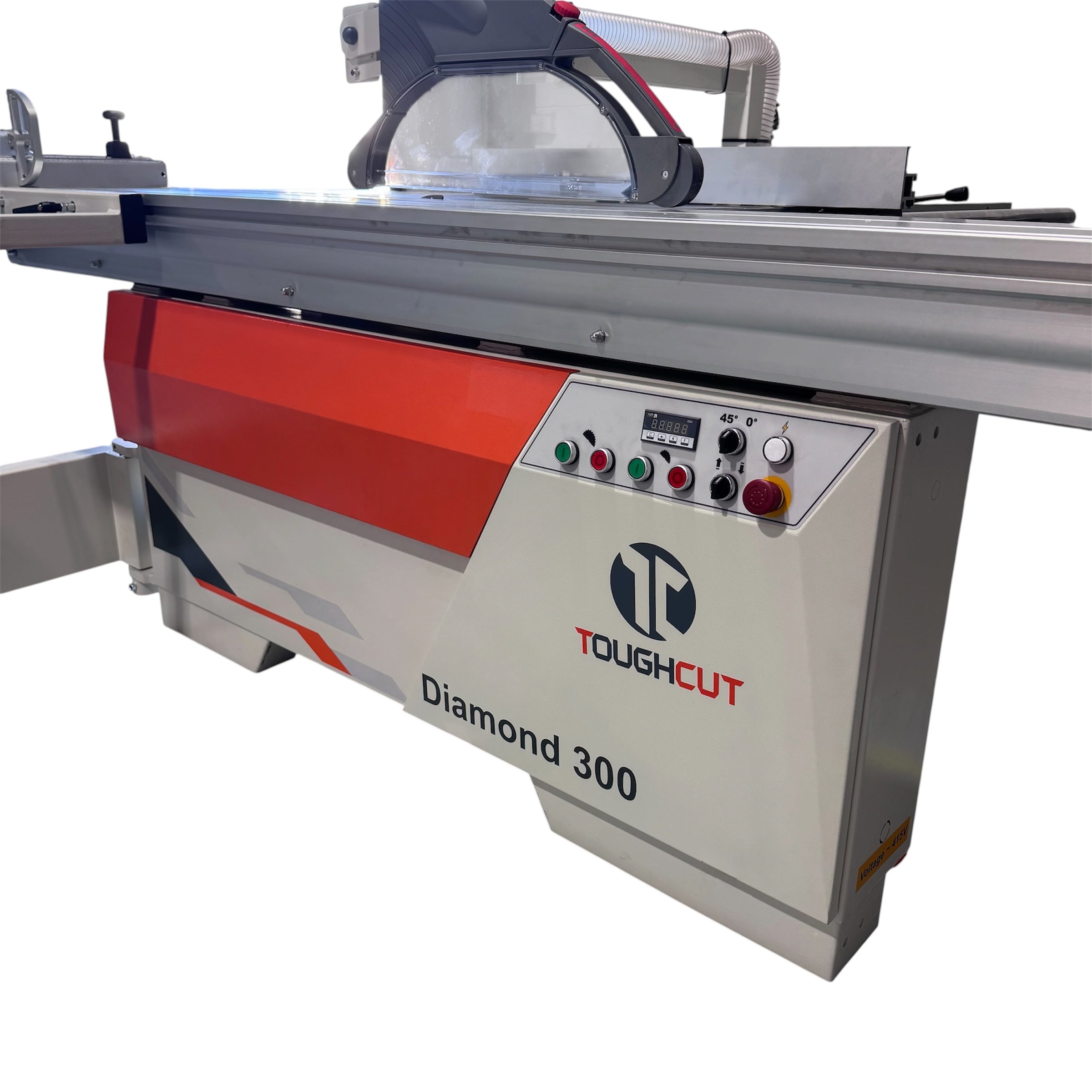 ToughCut 315mm (12") 3HP / 5.5HP 2.6m Sliding Table Panel Saw with Digital Readout & Electric Rise / Fall & Tilt 240V / 415V Diamond 300